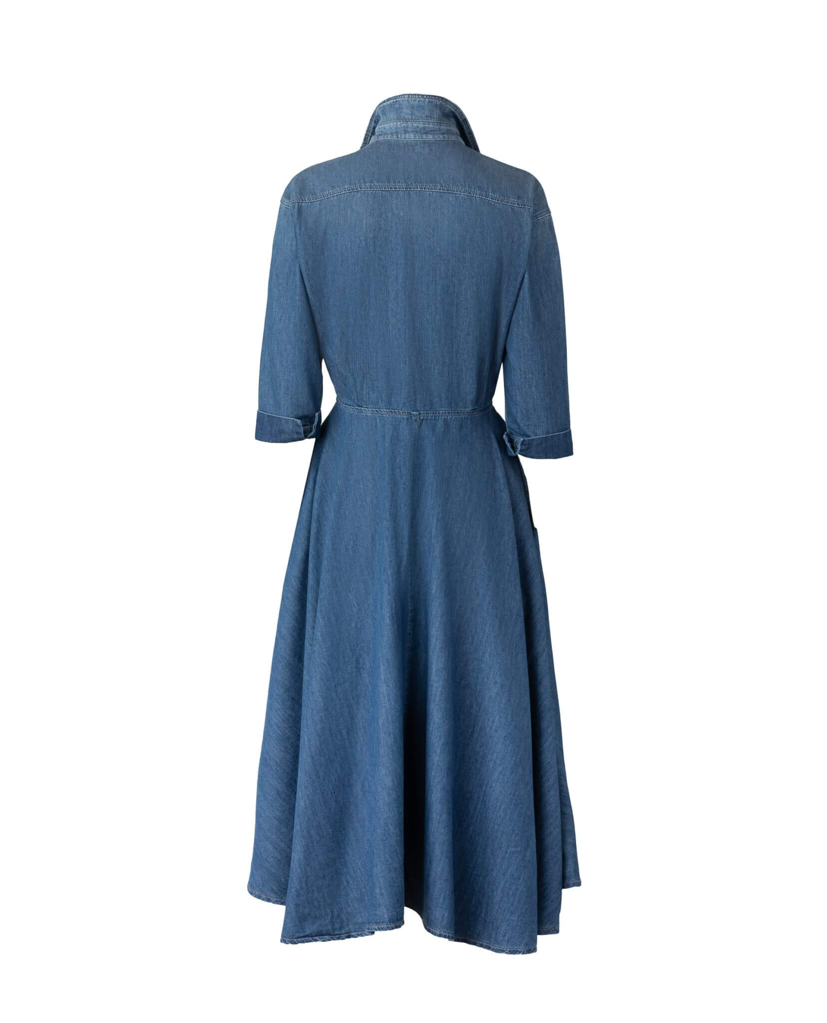 MARINA DENIM DRESS - buy online at Marina Anouilh Gstaad