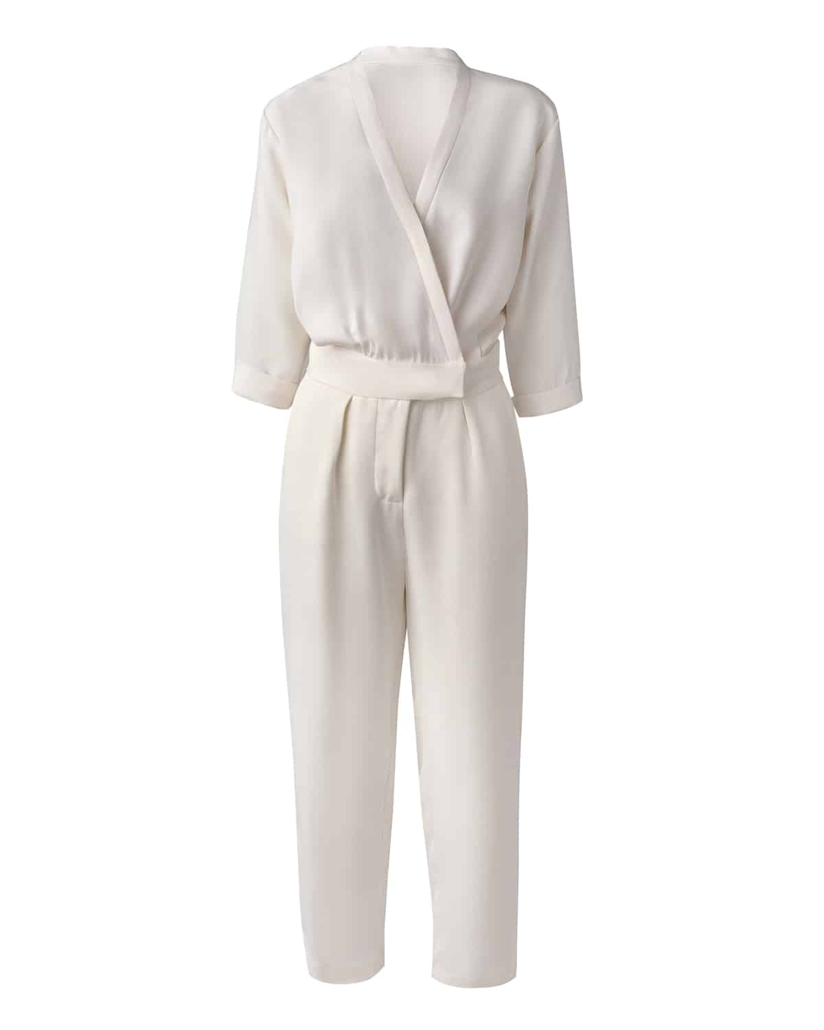 SYLVINHA JUMPSUIT CREAM SILK CREPE