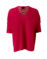 MARINA V-NECK CASHMERE PULLOVER FUSCHIA