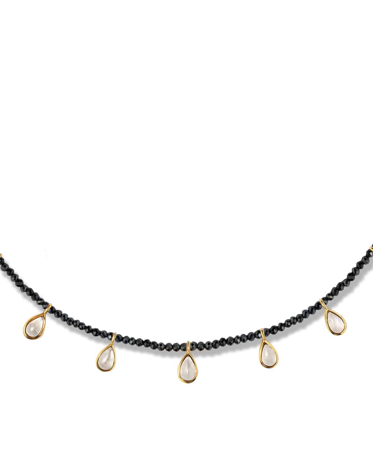NECKLACE ONYX BEADS